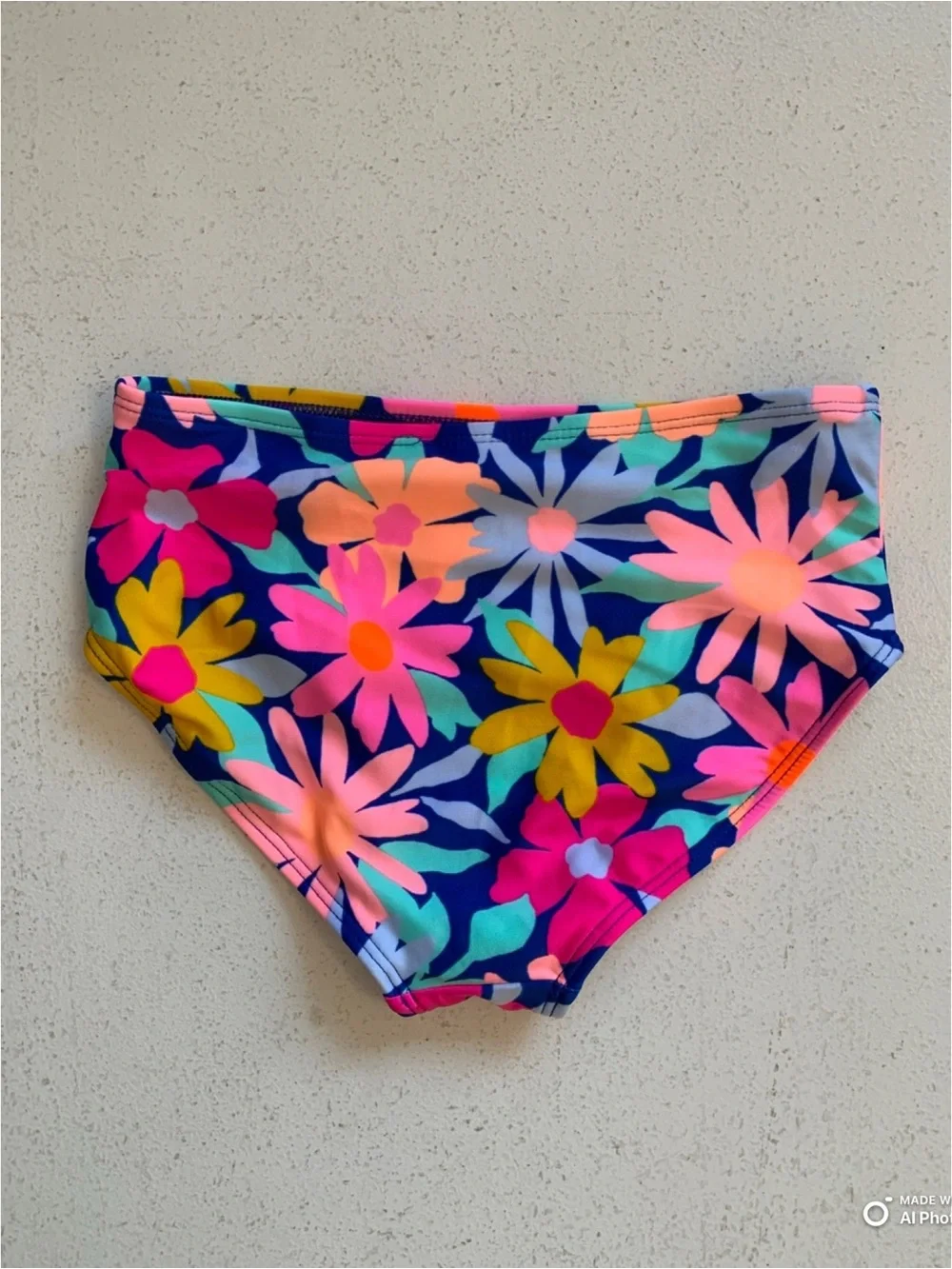 Cat & Jack Colorful Floral Bikini Bottom Size Small NWOT